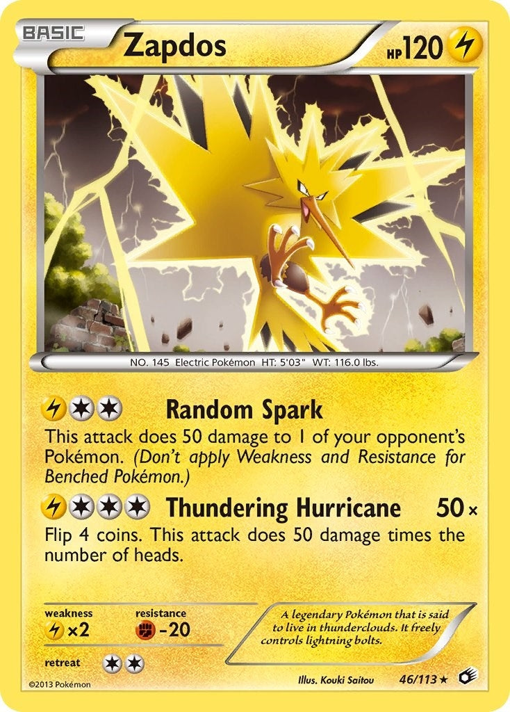Image for Zapdos (46/113) (Legendary Treasures) (LTR) - Pokemon