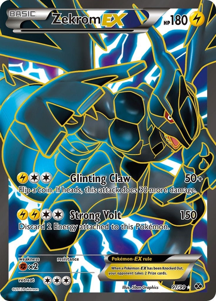 Image for Zekrom EX (97 Full Art) (97/99) (Next Destinies) (NXD) - Pokemon