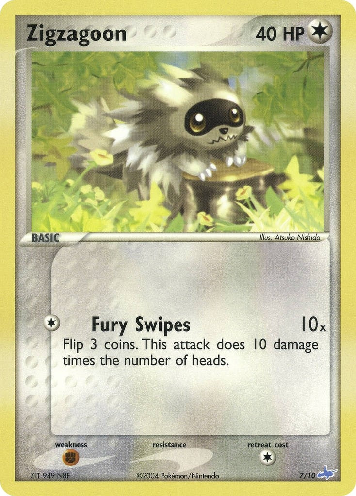 Image for Zigzagoon (7/10) (EX Trainer Kit 1: Latias & Latios) (PR) - Pokemon