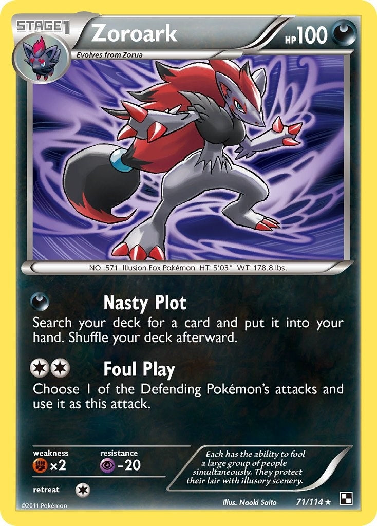Image for Zoroark (71/114) (Black and White) (BLW) - Pokemon