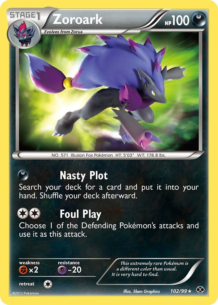 Image for Zoroark (102/99) (Next Destinies) (NXD) - Pokemon