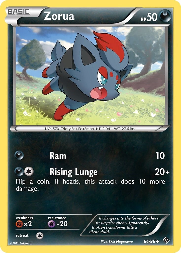 Image for Zorua (66/98) (Emerging Powers) (EPO) - Pokemon