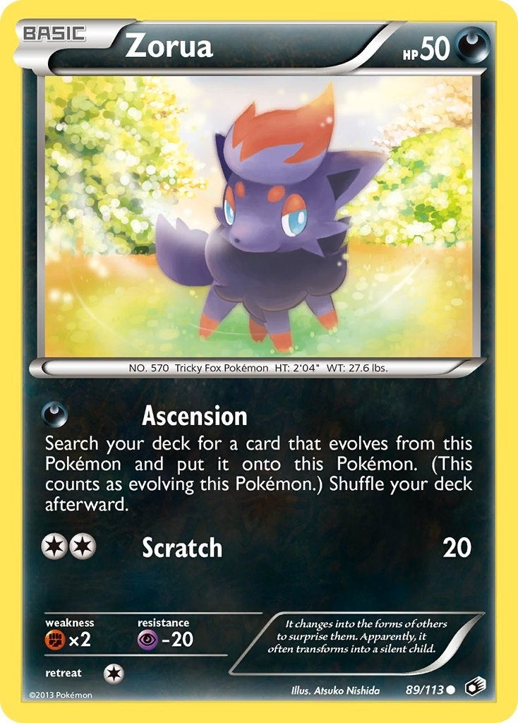 Image for Zorua (89/113) (Legendary Treasures) (LTR) - Pokemon