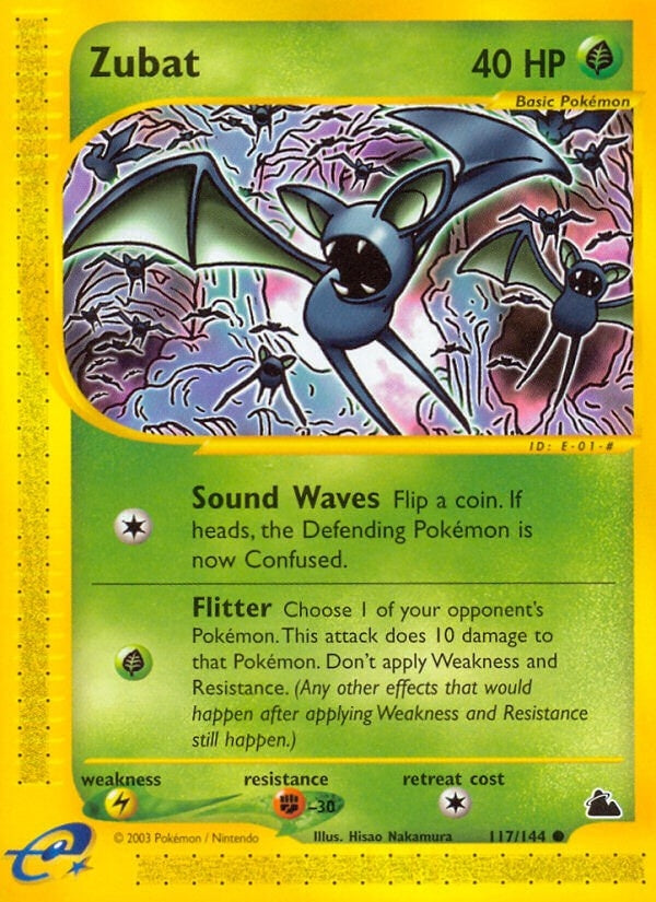 Image for Zubat (117) (117/144) (Skyridge) (SK) - Pokemon