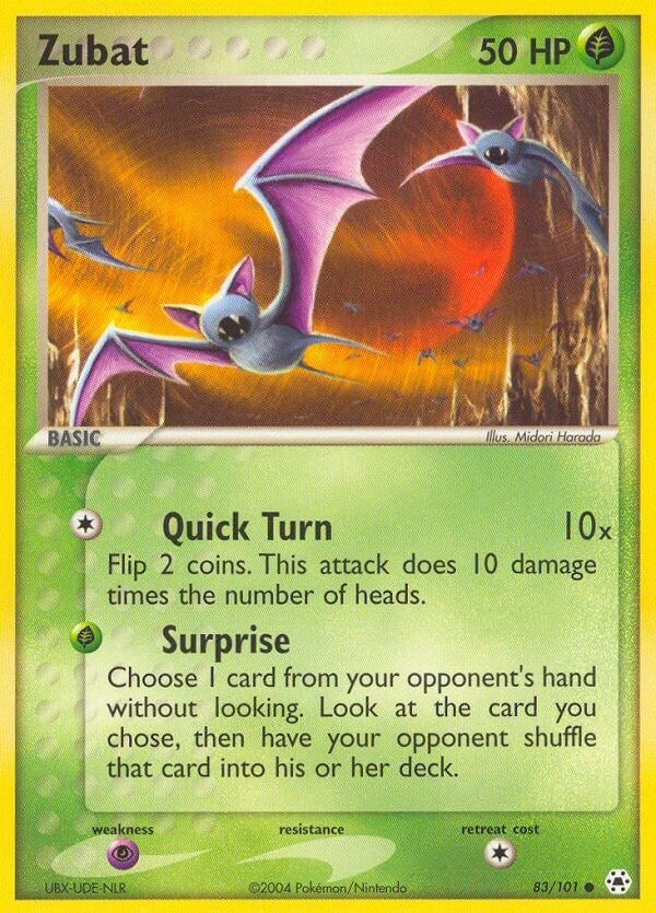Image for Zubat (83/101) (EX Hidden Legends) (HL) - Pokemon