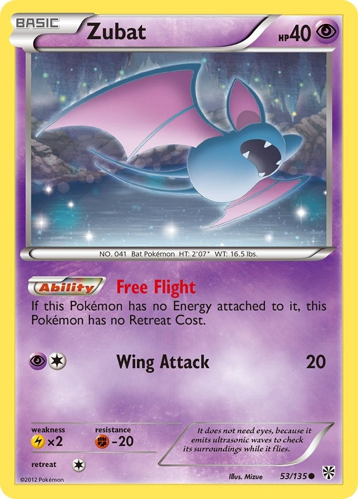 Image for Zubat (53) (53/135) (Plasma Storm) (PLS) - Pokemon