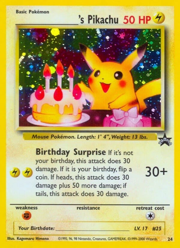 Image for ______'s Pikachu (24/53) (WoTC Promo) (PR) - Pokemon