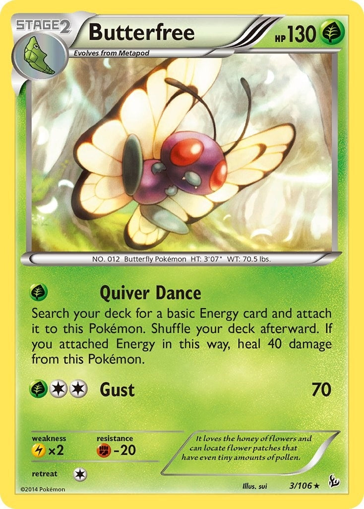 Image for Butterfree (3/106) (XY - Flashfire) (FLF) - Pokemon