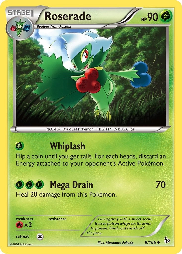 Image for Roserade (9/106) (XY - Flashfire) (FLF) - Pokemon