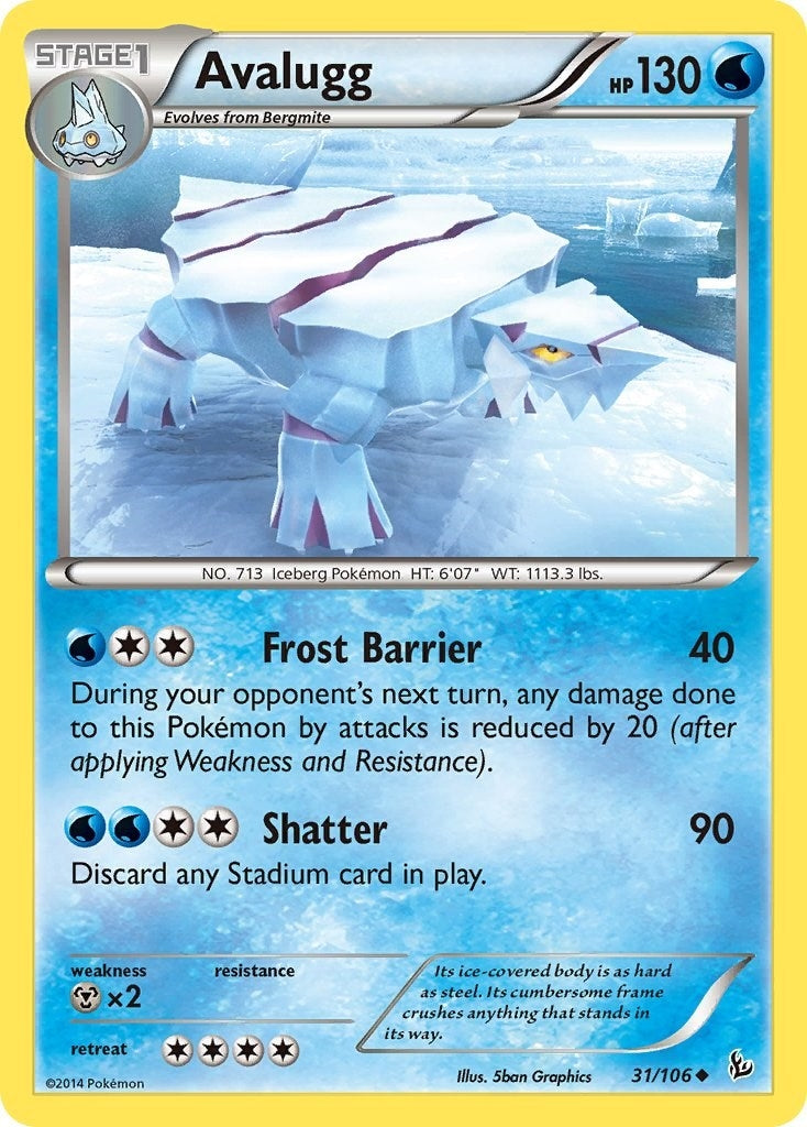 Image for Avalugg (31/106) (XY - Flashfire) (FLF) - Pokemon