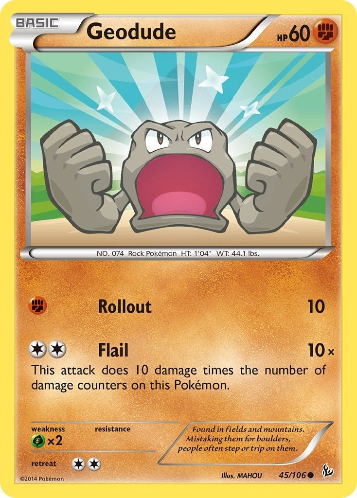 Image for Geodude (45/106) (XY - Flashfire) (FLF) - Pokemon