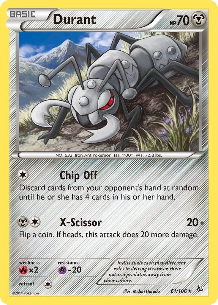 Image for Durant (61/106) (XY - Flashfire) (FLF) - Pokemon