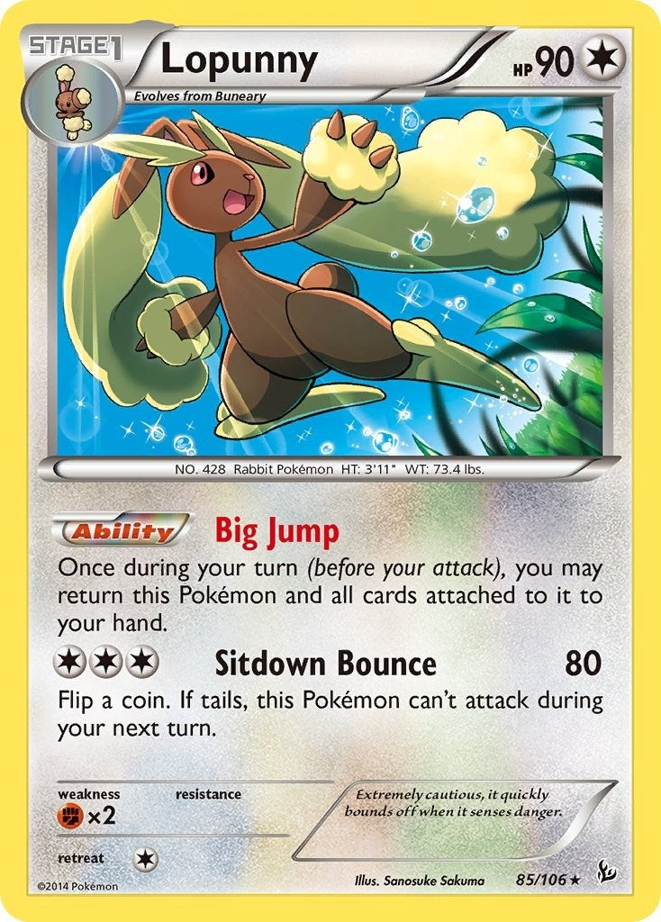 Image for Lopunny (85/106) (XY - Flashfire) (FLF) - Pokemon