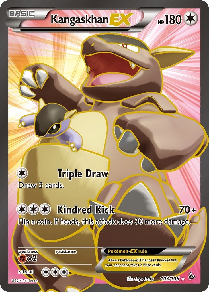 Image for Kangaskhan EX (103 Full Art) (103/106) (XY - Flashfire) (FLF) - Pokemon