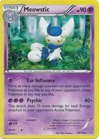 Image for Meowstic - 43/106 (XY Flashfire) (043/106) (Deck Exclusives) (PR) - Pokemon