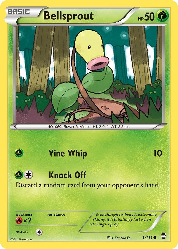 Image for Bellsprout (1/111) (XY - Furious Fists) (FFI) - Pokemon