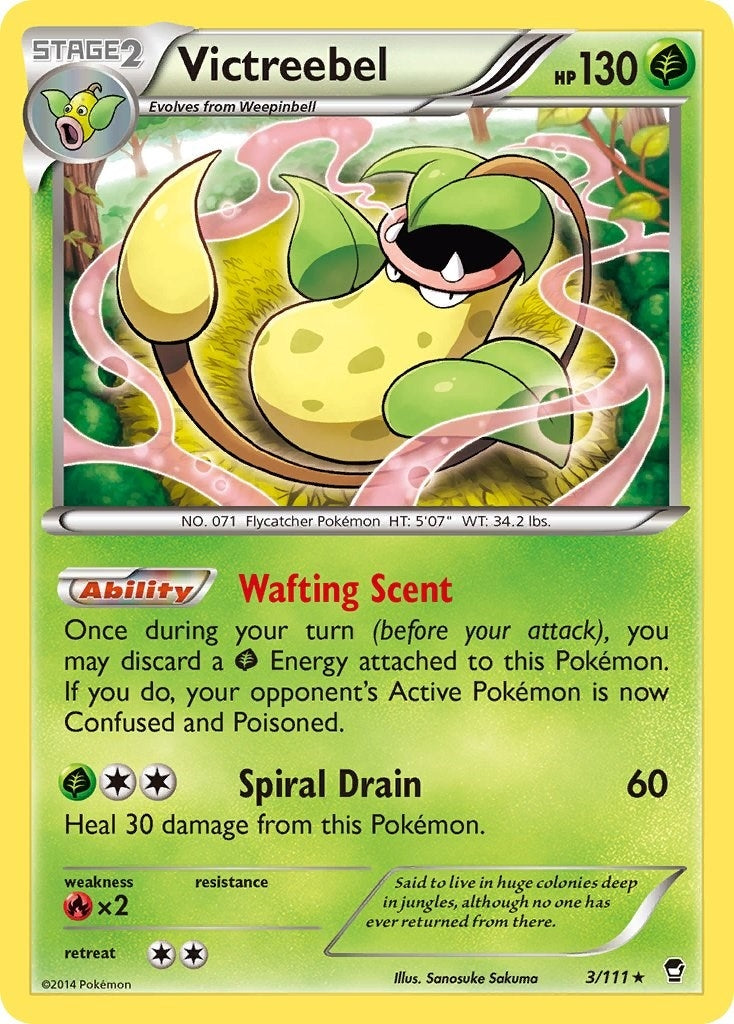 Image for Victreebel (3/111) (XY - Furious Fists) (FFI) - Pokemon