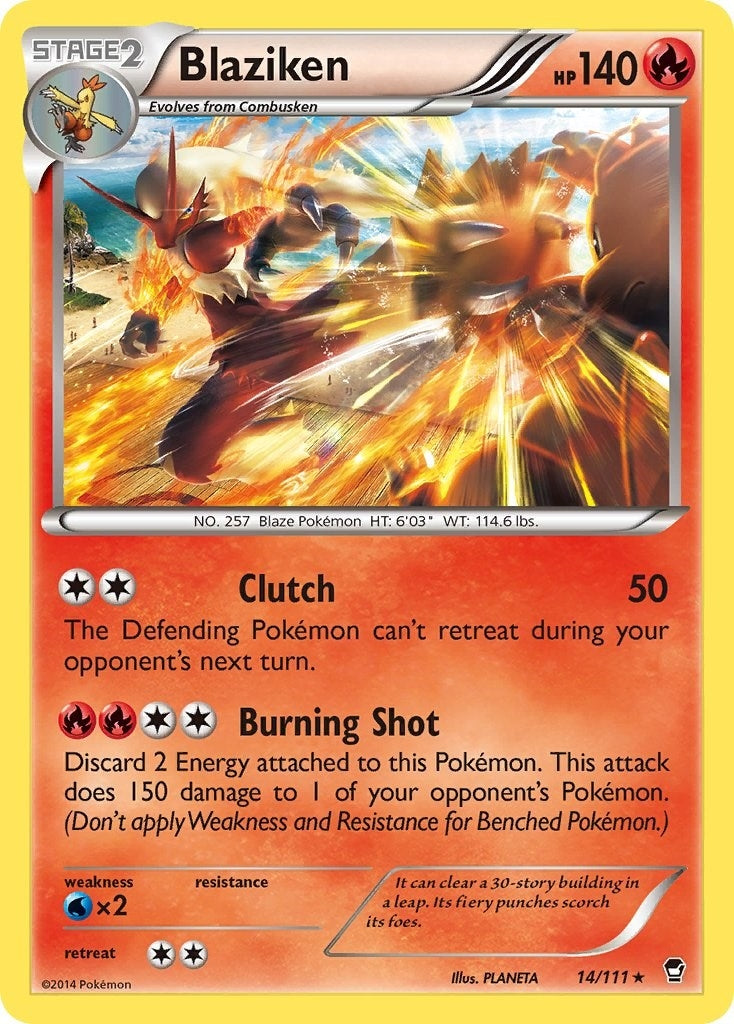 Image for Blaziken (14/111) (XY - Furious Fists) (FFI) - Pokemon