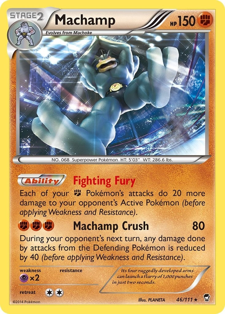 Image for Machamp (46/111) (XY - Furious Fists) (FFI) - Pokemon