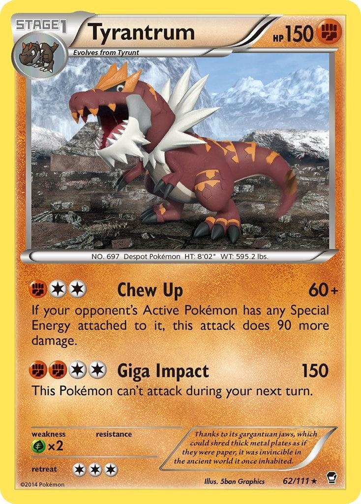 Image for Tyrantrum (62/111) (XY - Furious Fists) (FFI) - Pokemon