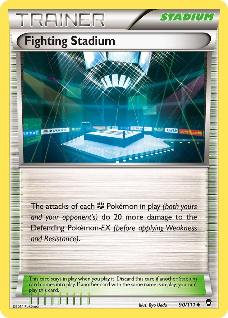 Image for Fighting Stadium (90/111) (XY - Furious Fists) (FFI) - Pokemon