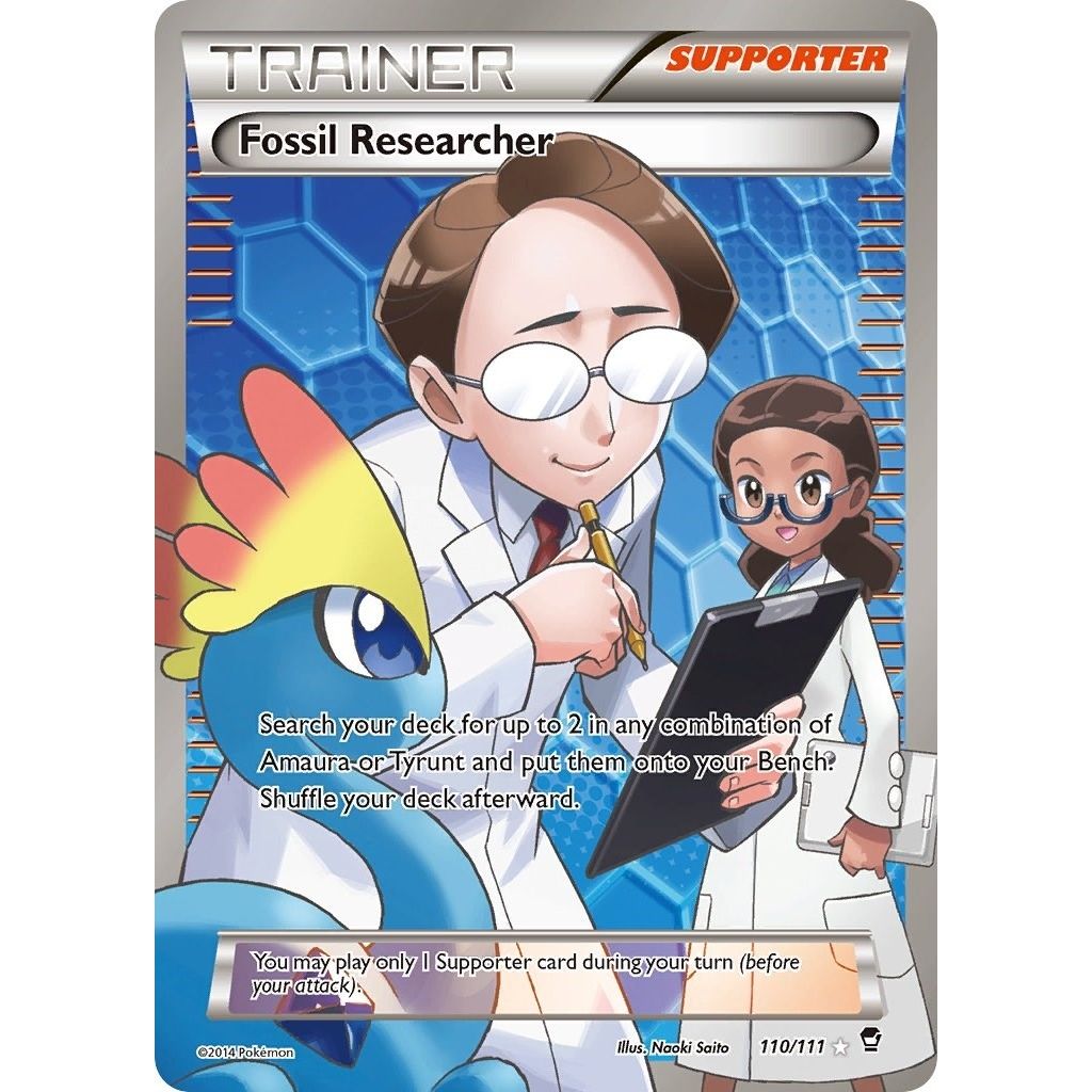 Image for Fossil Researcher (110 Full Art) (110/111) (XY - Furious Fists) - Pokemon