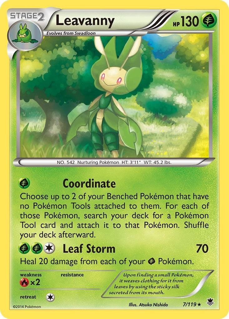 Image for Leavanny (7/119) (XY - Phantom Forces) (PHF) - Pokemon
