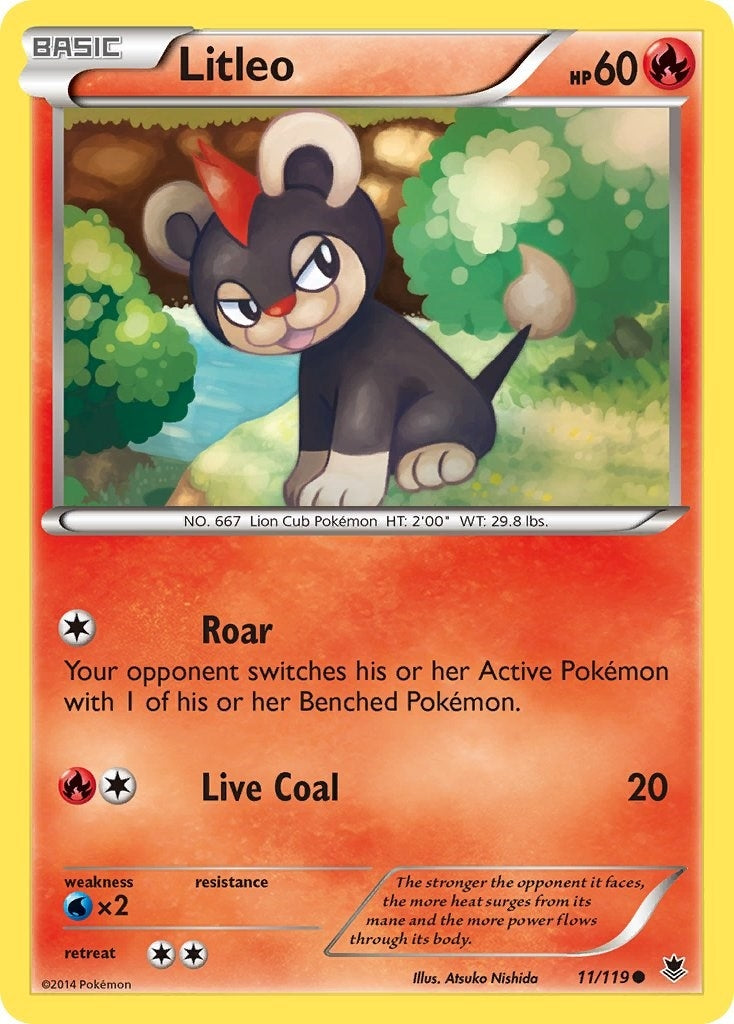 Image for Litleo (11/119) (XY - Phantom Forces) (PHF) - Pokemon