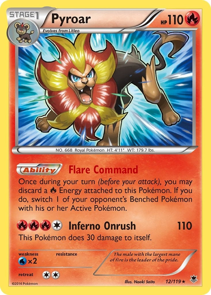 Image for Pyroar (12/119) (XY - Phantom Forces) (PHF) - Pokemon