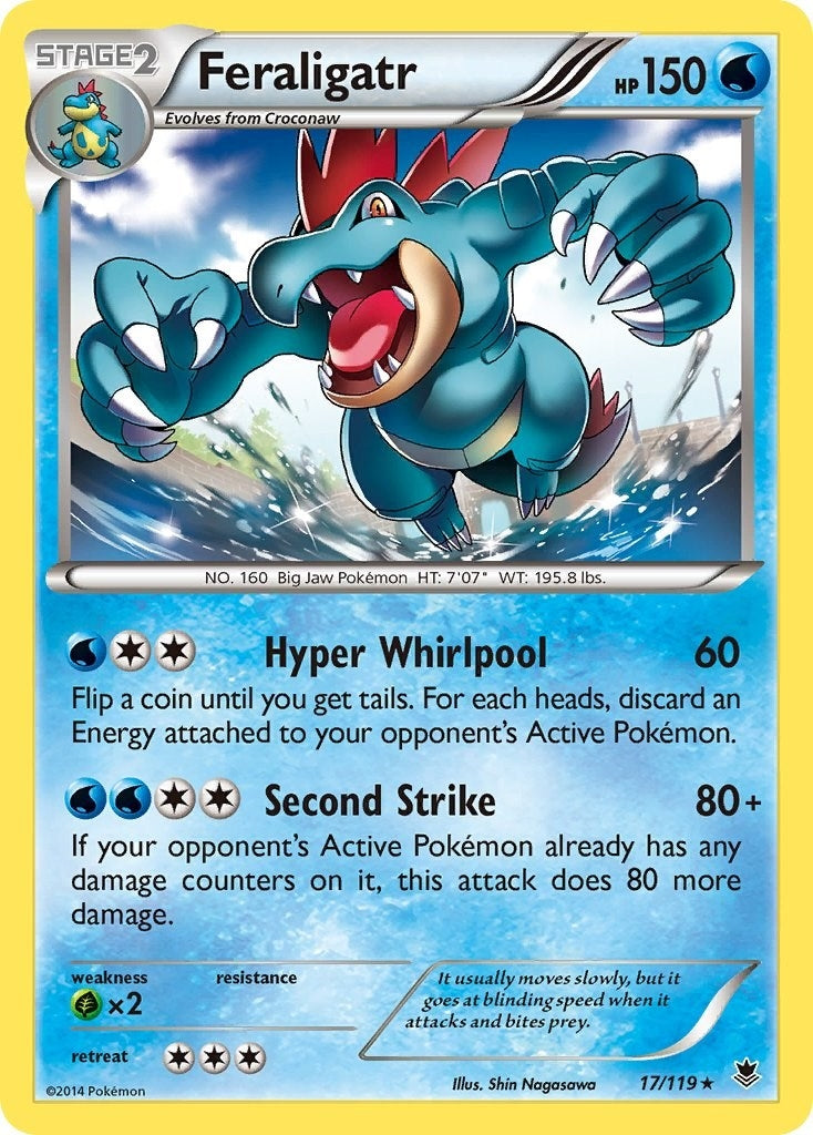Image for Feraligatr (17/119) (XY - Phantom Forces) (PHF) - Pokemon
