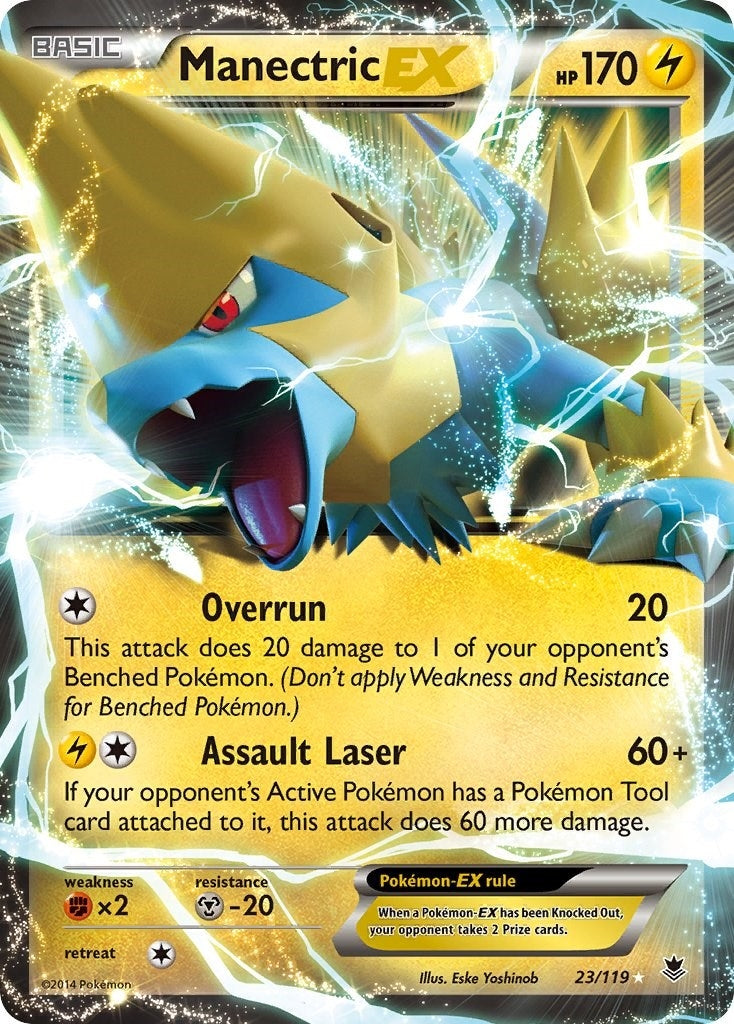 Image for Manectric EX (23/119) (XY - Phantom Forces) (PHF) - Pokemon