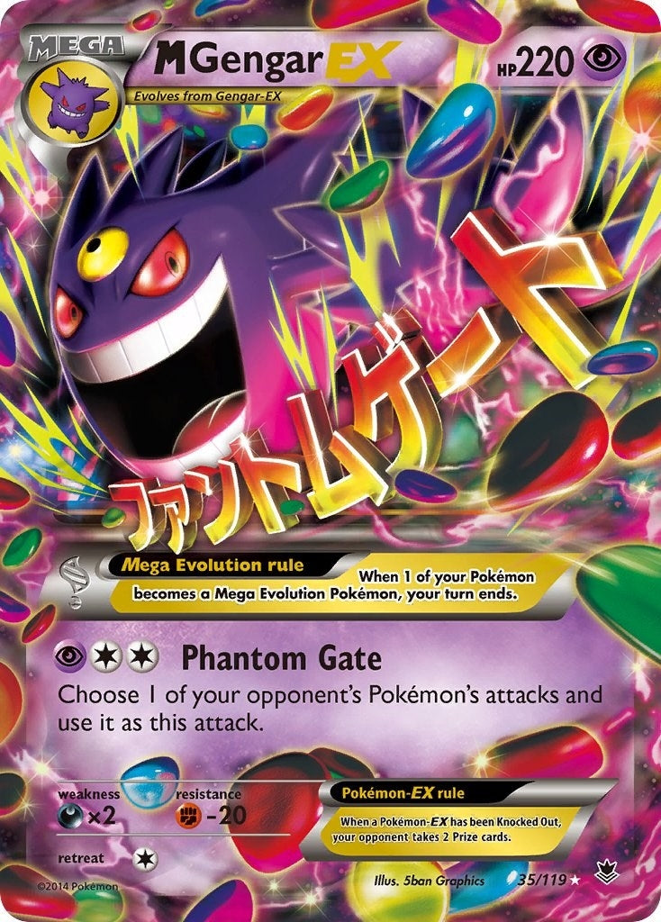 Image for M Gengar EX (35/119) (XY - Phantom Forces) (PHF) - Pokemon
