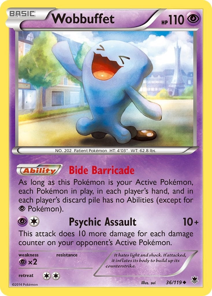 Image for Wobbuffet (36/119) (XY - Phantom Forces) (PHF) - Pokemon