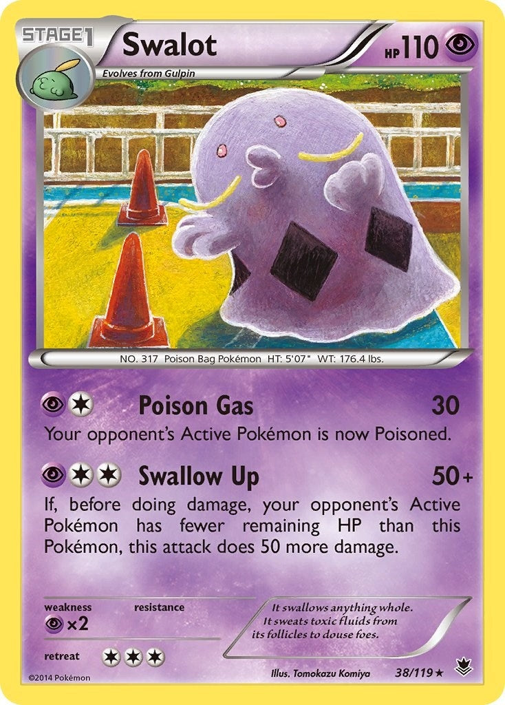 Image for Swalot (38/119) (XY - Phantom Forces) (PHF) - Pokemon