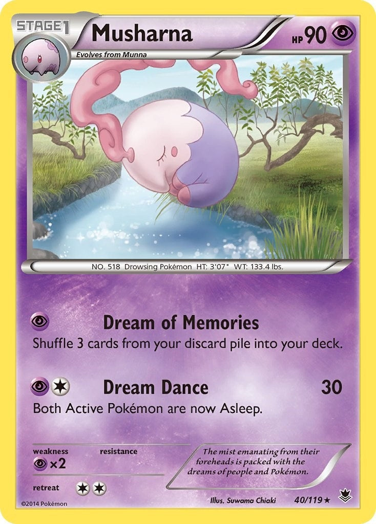 Image for Musharna (40/119) (XY - Phantom Forces) (PHF) - Pokemon