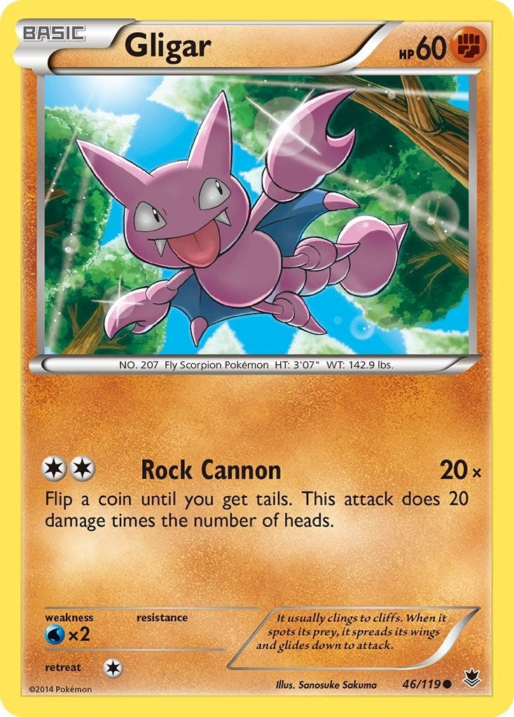 Image for Gligar (46/119) (XY - Phantom Forces) (PHF) - Pokemon