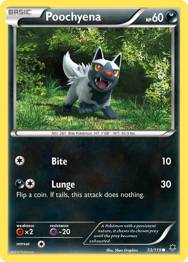 Image for Poochyena (53/119) (XY - Phantom Forces) (PHF) - Pokemon