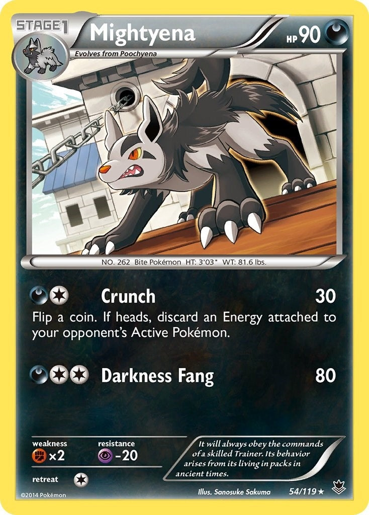 Image for Mightyena (54/119) (XY - Phantom Forces) (PHF) - Pokemon