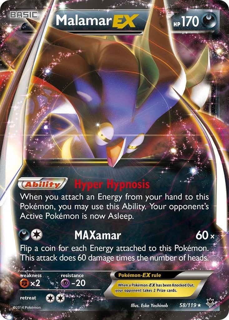 Image for Malamar EX (58/119) (XY - Phantom Forces) (PHF) - Pokemon