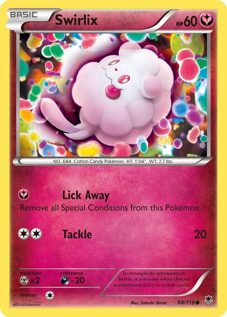 Image for Swirlix (68/119) (XY - Phantom Forces) (PHF) - Pokemon