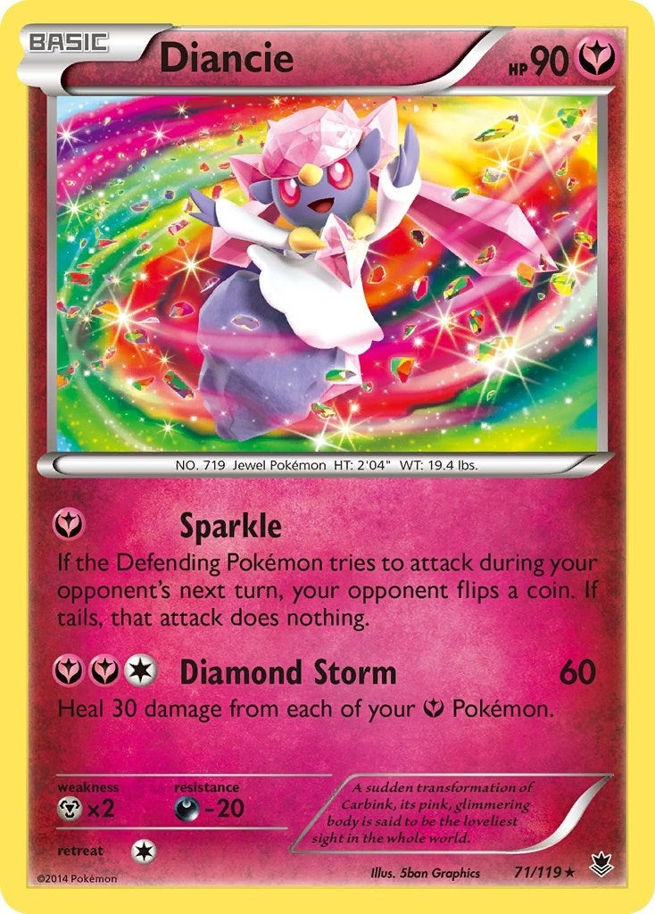 Image for Diancie (71/119) (XY - Phantom Forces) (PHF) - Pokemon