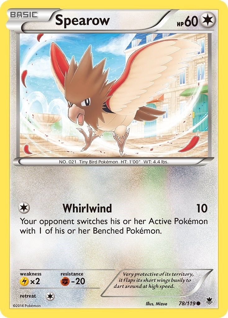 Image for Spearow (78/119) (XY - Phantom Forces) (PHF) - Pokemon