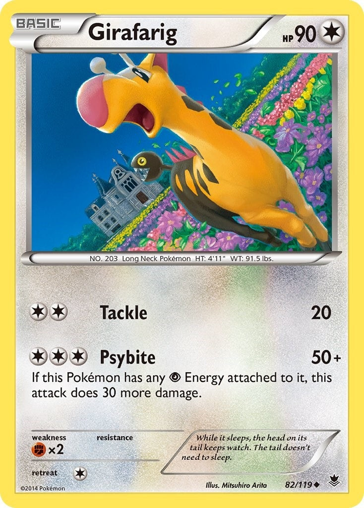 Image for Girafarig (82/119) (XY - Phantom Forces) (PHF) - Pokemon