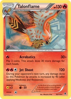 Image for Talonflame - 10/119 (XY Phantom Forces) (010/119) (Deck Exclusives) (PR) - Pokemon