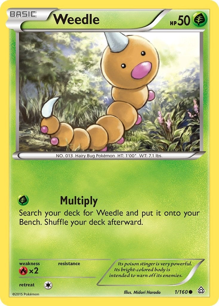Image for Weedle (1/160) (XY - Primal Clash) (PRC) - Pokemon