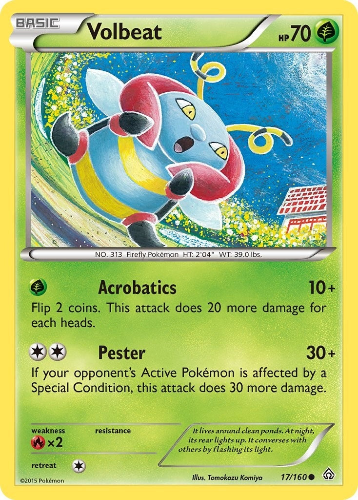 Image for Volbeat (17/160) (XY - Primal Clash) (PRC) - Pokemon