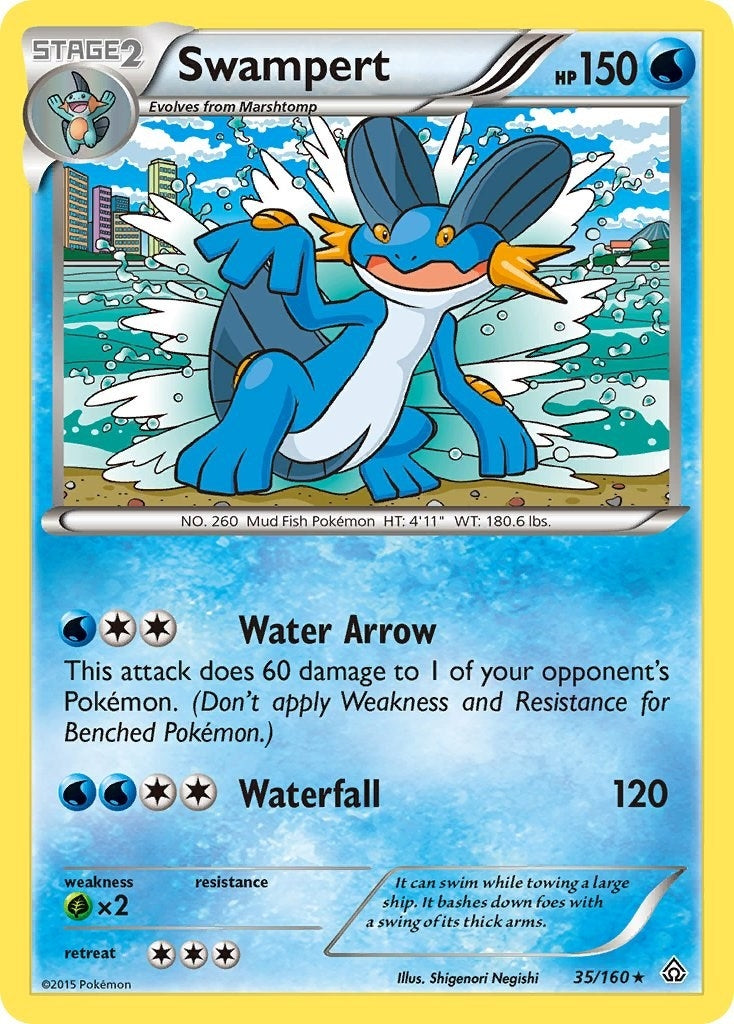 Image for Swampert (35/160) (XY - Primal Clash) (PRC) - Pokemon