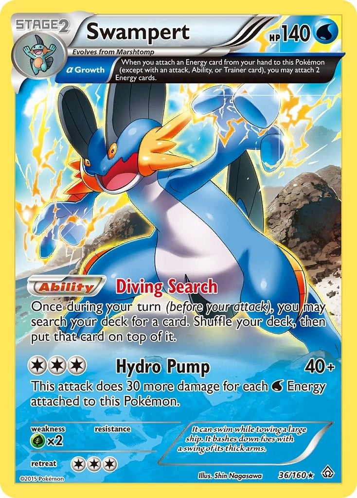 Swampert (Alpha) (36/160) (XY - Primal Clash)