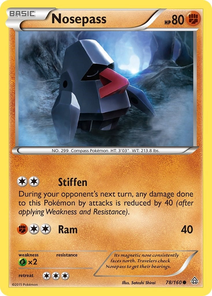Image for Nosepass (78/160) (XY - Primal Clash) (PRC) - Pokemon