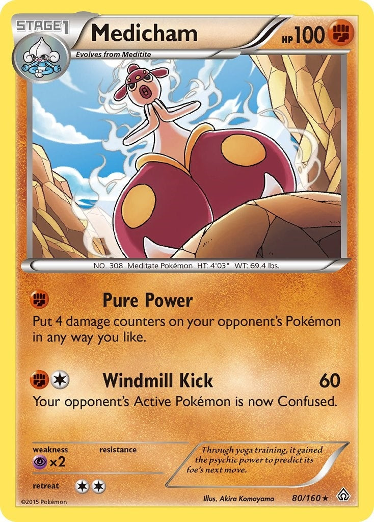 Image for Medicham (80/160) (XY - Primal Clash) (PRC) - Pokemon